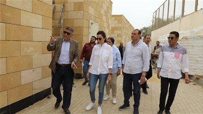 محافظ الجيزة يتفقد أعمال التطوير بالمنطقة المحيطة بالمتحف المصري الكبير 