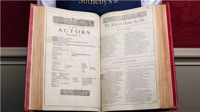 مجموعة نادرة من الطبعات الأولى لمسرحيات شكسبير تباع بـ 6 ملايين دولار 