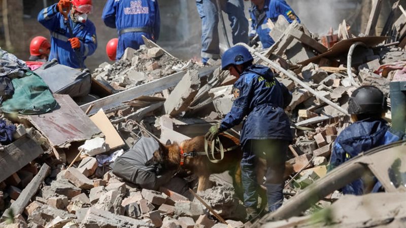 آثار هجوم كييف -