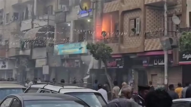 حريق بقنا