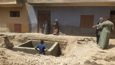 توصيل  خطوط المياه بالمرشح الجديد في نجع حمادي بقنا (صور)