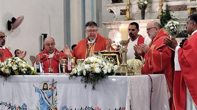 « راحة نفس » .. الكنائس الكاثوليكية بالإسكندرية تصلي من أجل البابا فرنسيس