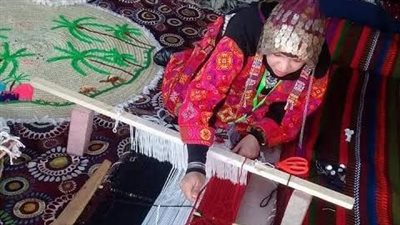 في ذكرى تحرير سيناء 2025 .. تعرف على صناعة الكليم السيناوي 