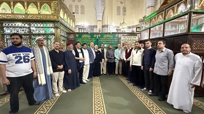 الطريقة الرفاعية تشارك في افتتاحية المولد الرجبي للشيخ إبراهيم الدسوقي