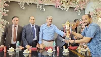 تكريم الفرق الكروية الفائزة بالمسابقات المختلفة ببنى سويف 