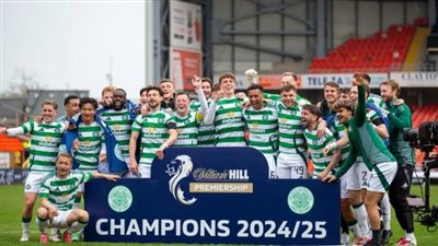 خلف الأهلي.. سيلتيك يتوج بطلا للدوري الاسكتلندي للمرة 55 في تاريخه
