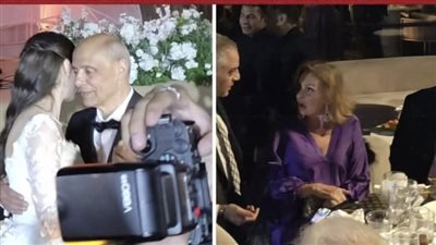 يسرا و لبلبة وأحمد ادم أبرز الحاضرين في حفل زفاف ابنه شقيق عادل إمام