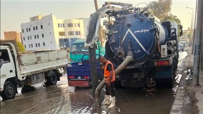 حملات مكثفة بالجيزة لرفع المخلفات وفض بؤر فرز القمامة بشارع فيصل