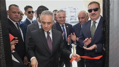  وزير العدل يفتتح مجمع محاكم بورفؤاد الجزئية الجديدة ومكتب التوثيق العقاري