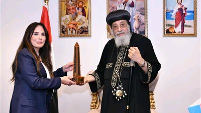  البابا تواضروس يستقبل وزيرة الإسكان بمدينة العلمين الجديدة | تفاصيل