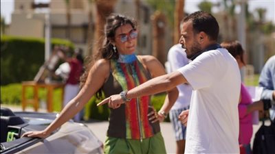 صورة جديدة لـ ياسمين صبري من كواليس فيلم نصيب والعرض قريبًا