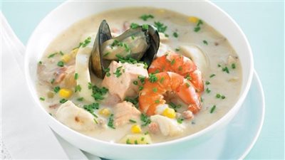 طريقة عمل شوربة السي فود في المنزل.. خطوات بسيطة بمذاق المطاعم