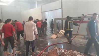 السيطرة على حريق داخل شركة ايزو مصر كرتون بالمنوفية