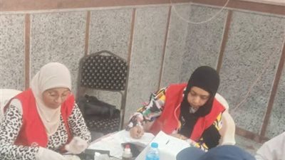 صحة السويس تواصل تقديم خدمات المبادرات الرئاسية بجمعية الموشا