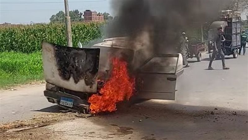 جانب من الحريق 