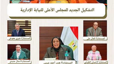  انعقاد المجلس الأعلى للنيابة الإدارية بتشكيله الجديد برئاسةالمستشارة/هدى أحمد