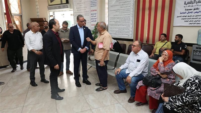 تفقد محافظ الجيزة