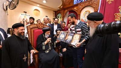 البابا تواضروس يدشن كنيسة الشهيدين مارجرجس والأمير تادرس بالإسكندرية
