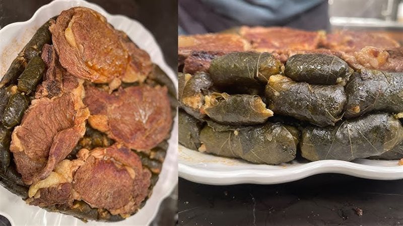 طاجن ورق عنب