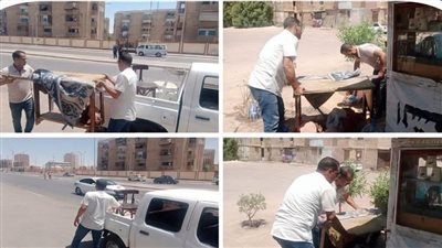 إزالة الإشغالات.. حملة مكبرة بحي فيصل بالسويس لرفع التعديات وإعادة الانضباط