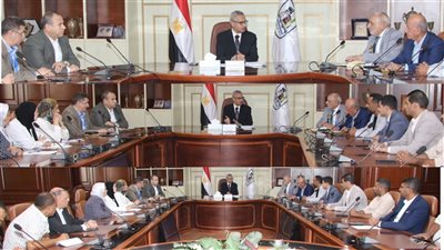 محافظ بني سويف يبحث سبل التعاون مع مستثمري بياض العرب الصناعية 