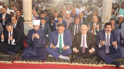 محافظ القليوبية يستقبل وزير الأوقاف ويشاركه احتفالات القليوبية بعيدها القومي 