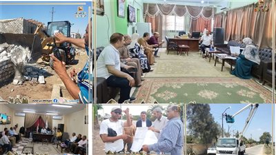 رفع 366 إشغال متنوع ببنى سويف وإيقاف حالات بناء وإزالة تعديات |صور