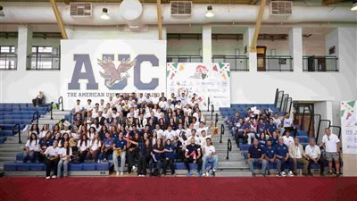 الجامعة الأمريكية تحتفل بوصول شُعلة الدورة الثانية عشرة للألعاب الإفريقية 