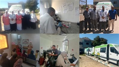 اكثر من 3 آلاف خدمة متنوعة قدمتها قافلة الصحة لاهالى علي حمودة بناصر بنى سويف 