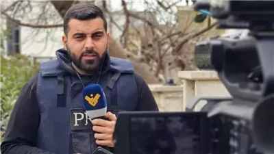 فيديو.. لحظة استهداف مراسل قناة المنار بقصف إسرائيلي على الهواء بجنوب لبنان