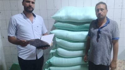 ضبط 36 شيكارة دقيق مدعم قبل بيعها بالسوق السوداء في حملة تموينية بكفر الدوار