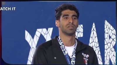 بعد تتويجه بذهبية البحر المتوسط.. السباح عبدالرحمن سامح: بكيت من هيبة النشيد الوطني