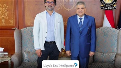 الرئيس التنفيذي لـLloyd’s List Intelligence يعرب عن اعتزازه بزيارة قناة السويس