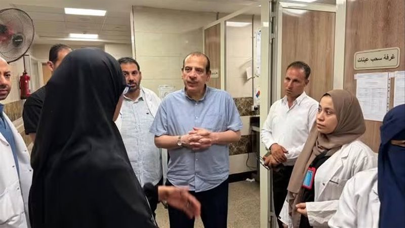 نائب وزير الصحة يتفقد منشآت صحية بالقليوبية