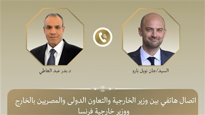 وزير الخارجية يبحث مع نظيره الفرنسي التطورات الإقليمية 