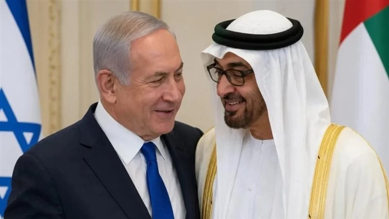 محمد بن زايد ونتنياهو