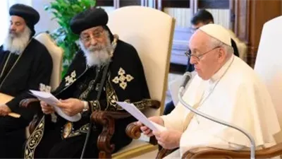 البابا تواضروس الثانى يوضح تفاصيل علاقته بالبابا فرنسيس مع تليفزيون بولندا