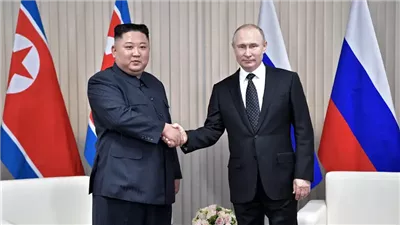 «بوتين» يشكر زعيم كوريا الشمالية علي المساعدة في الحرب ضد أوكرانيا