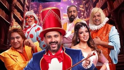 أكرم حسني يروج للعرض الثاني من مسرحية ألف تيتة وتيتة في جدة 