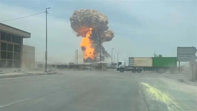 انفجار ميناء رجائي