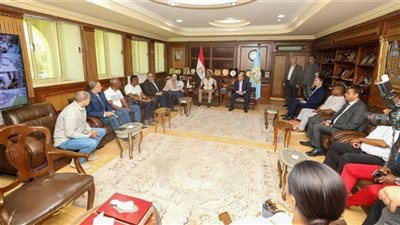 محافظ كفر الشيخ يبحث مع وزير زراعة مدغشقر سٌبل تعزيز التعاون المشترك