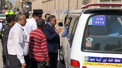 محافظ الدقهلية لسائقى الميكروباص: إيقاف ترخيص أي سيارة تقسم خط السير