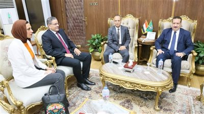محافظ المنوفية يلتقي رئيس قطاع الطب العلاجي بوزارة الصحة