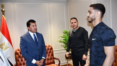 وزير الشباب والرياضة يوجه بالدعم الكامل للمصارع مصطفى حسين وتأهيله للأولمبياد
