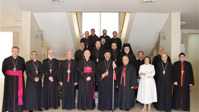 بطريرك الأقباط الكاثوليك يفتتح الاجتماع النصف سنوي الدوري لمجلس البطاركة 