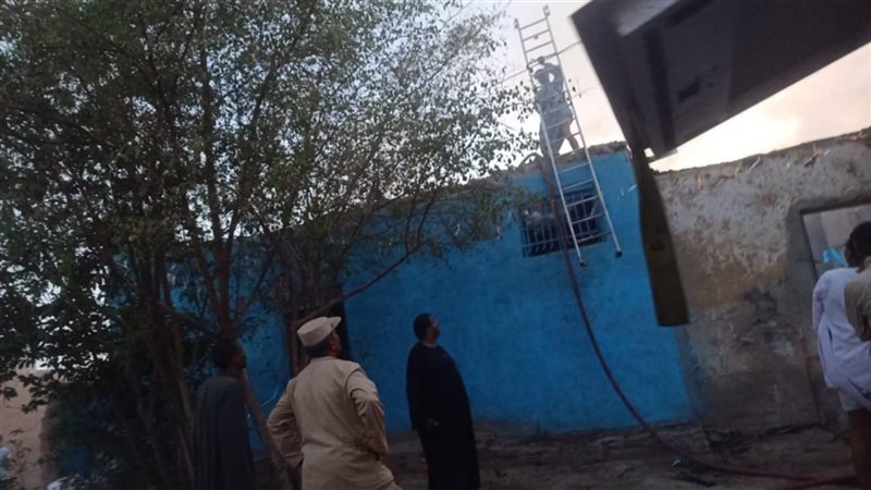 حريق بقنا