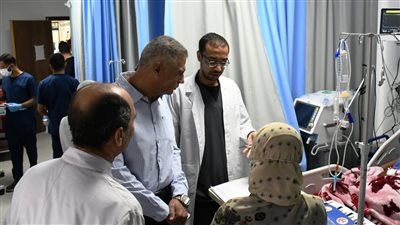 محافظ أسوان يطمئن على تقديم الخدمات الطبية والعلاجية للأشقاء الفلسطنيين