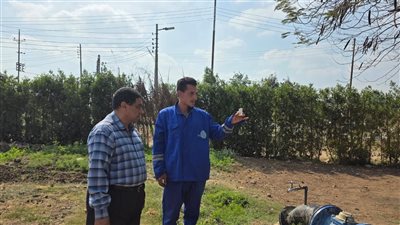 رئيس مياه المنوفية يتفقد عدد من محطات الشرب بالمحافظة