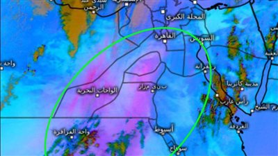الأقمار الصناعية ترصد تحرك الرمال المثارة فى شمال الصعيد والقاهرة الكبرى 