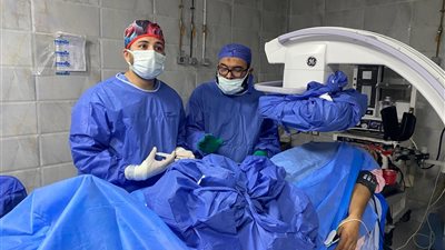 إنقاذ حياة مريض بجلطة بتركيب فلتر بالقسطرة في تدخل نادر لأول مرة بالشرقية